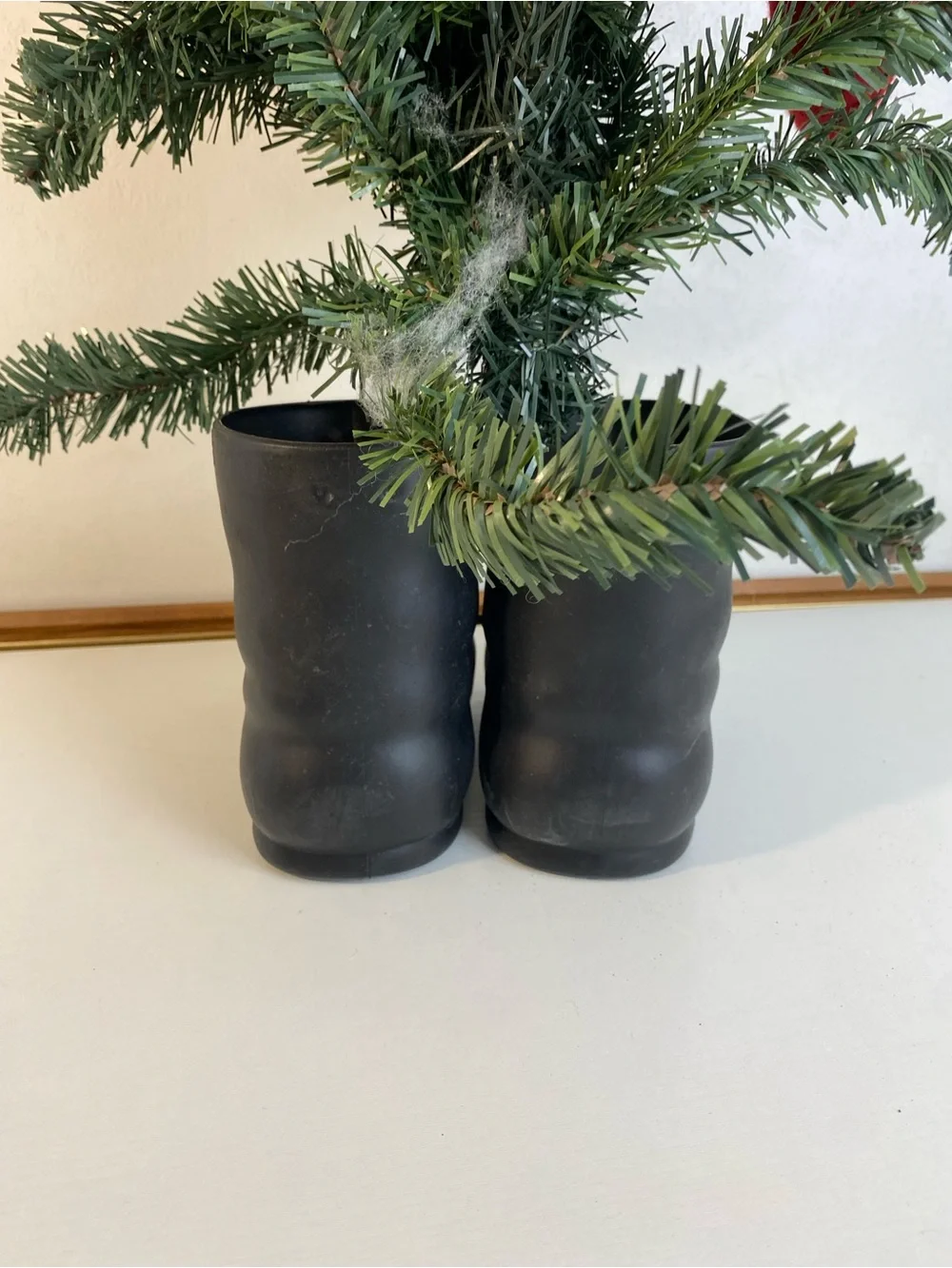 Gnome Christmas Tree 3' Unlit Indoor Use Artificial Christmas Tree Boots Box